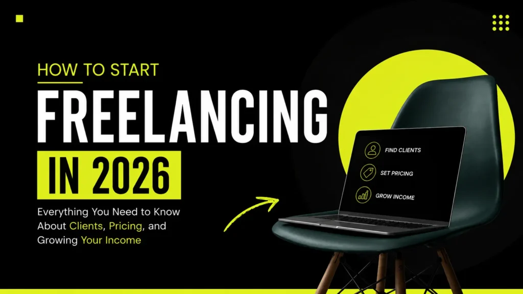 How to Start Freelancing in 2026 – Everything You Need to Know About Clients, Pricing, and Growing Your Income